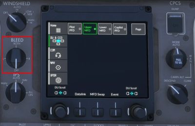 Pressurisation en service