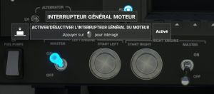 Interrupteur 1 sur ON