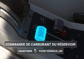 Réservoir 1 (gauche) sur OUVERT